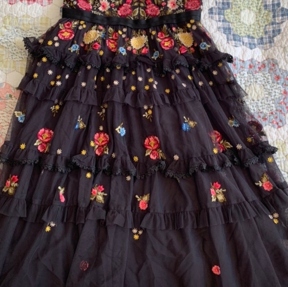 BHLDN Needle & Thread Holiday Dress size US XS $625 - Picture 10 of 16